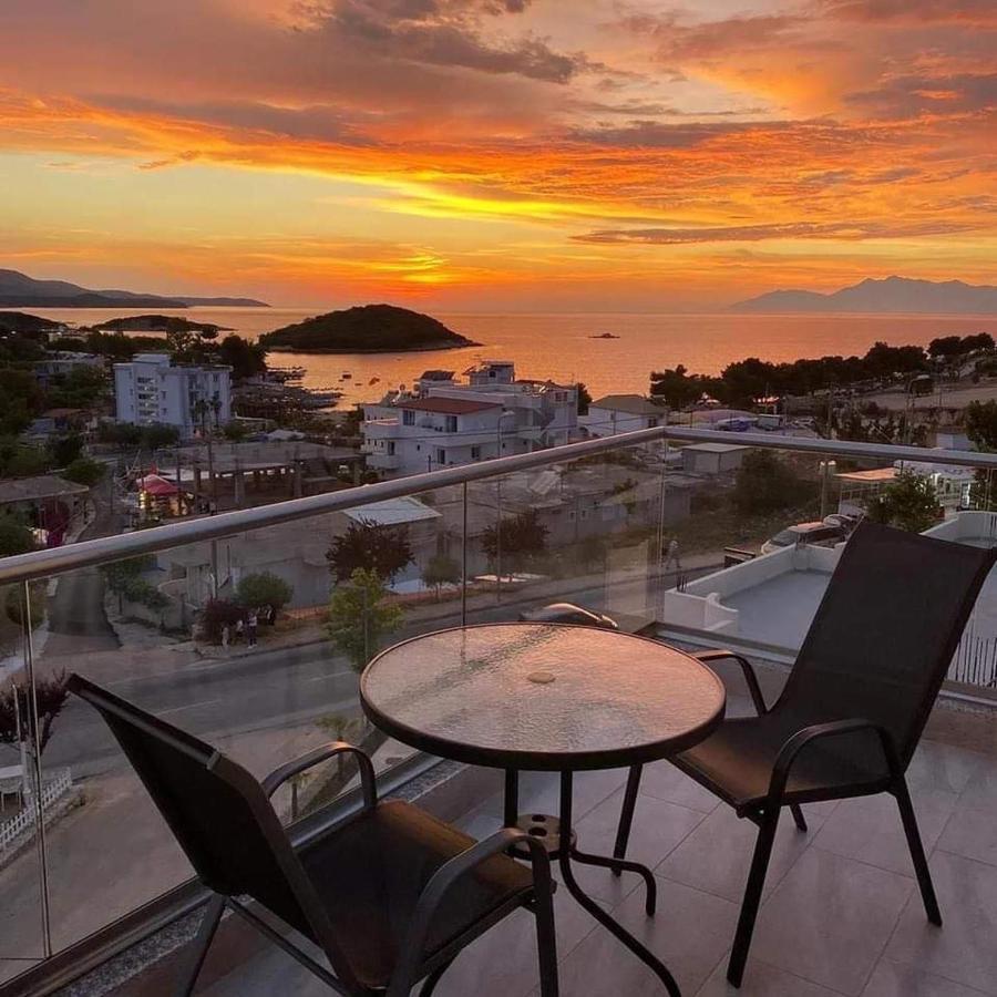 La Luna Hotel Ksamil Bagian luar foto