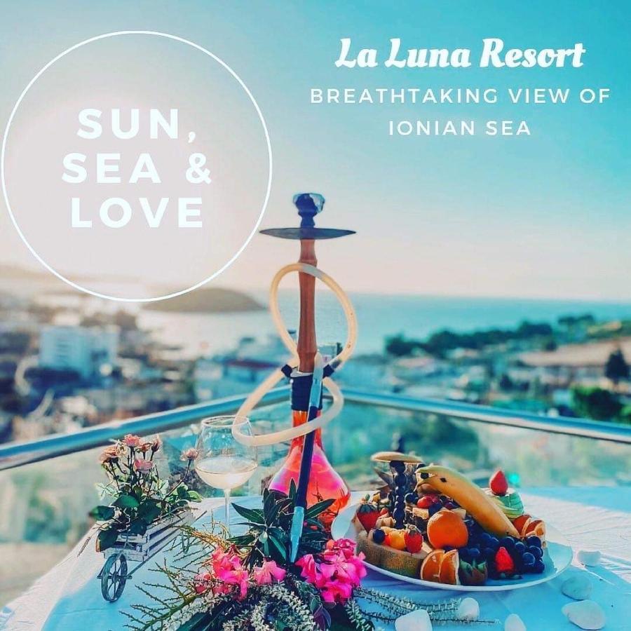 La Luna Hotel Ksamil Bagian luar foto