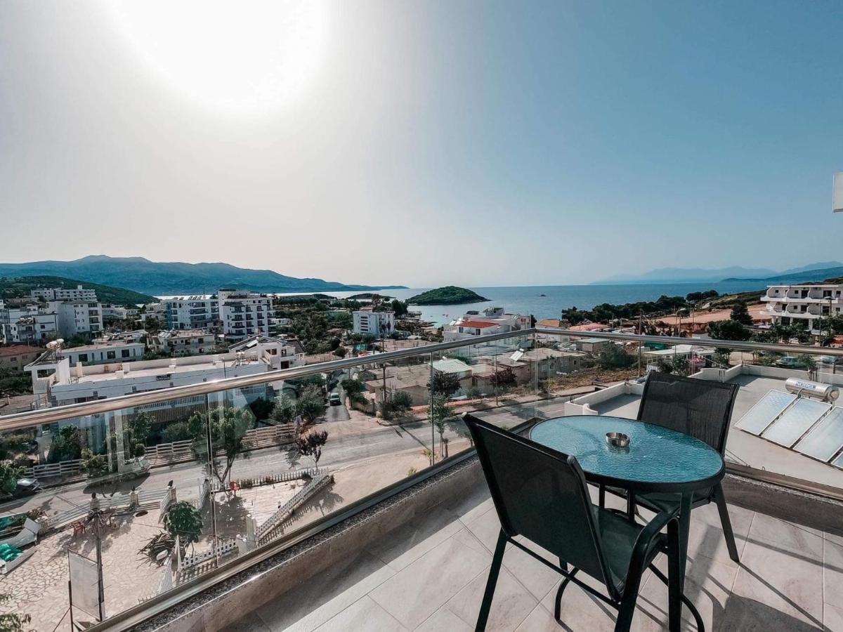 La Luna Hotel Ksamil Bagian luar foto